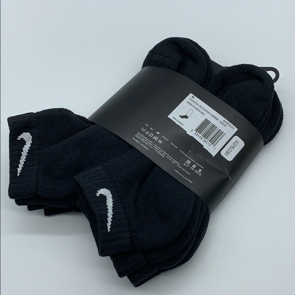 NIKE EVERYDAY COTTON CUSHIONED LOW TRAINING SOCKS - Picture 7 of 16